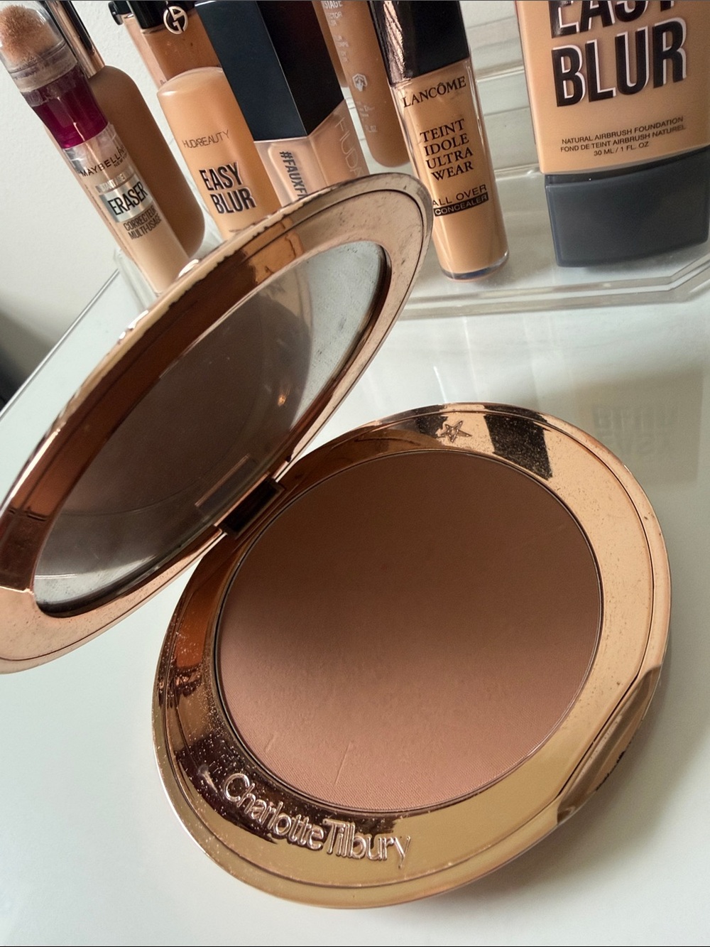Charlotte Tilbury Rose Gold Compact Bronzer - Warm Tan